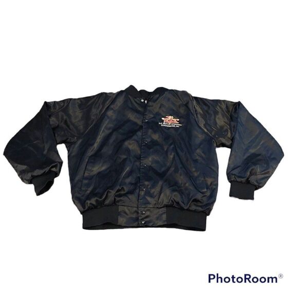 Vintage “The Rock” NC Motor Speedway Jacket Whang Sports Bomber Size XL USA - Picture 1 of 9